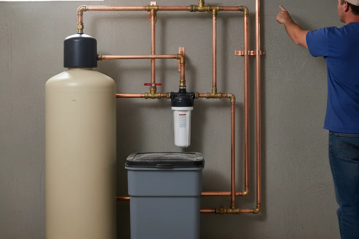 Whole-house water treatment system installed in Granville